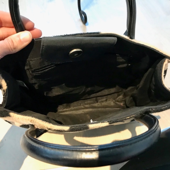 Animal print/ Cow print handbag vintage Cute and fun! - Picture 12 of 13